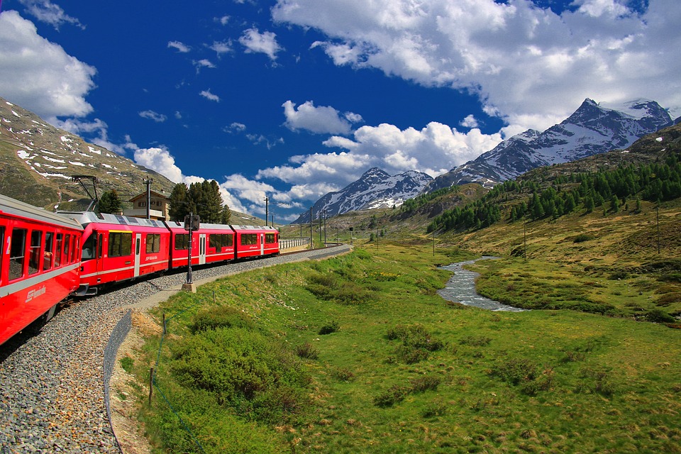 Glacier Express treinreis europa